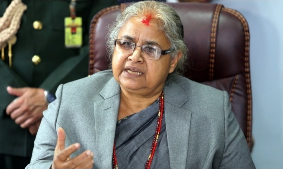 নেপালের অন্তর্বর্তী প্রধানমন্ত্রী হিসেবে শপথ নিলেন সুশীলা কার্কি