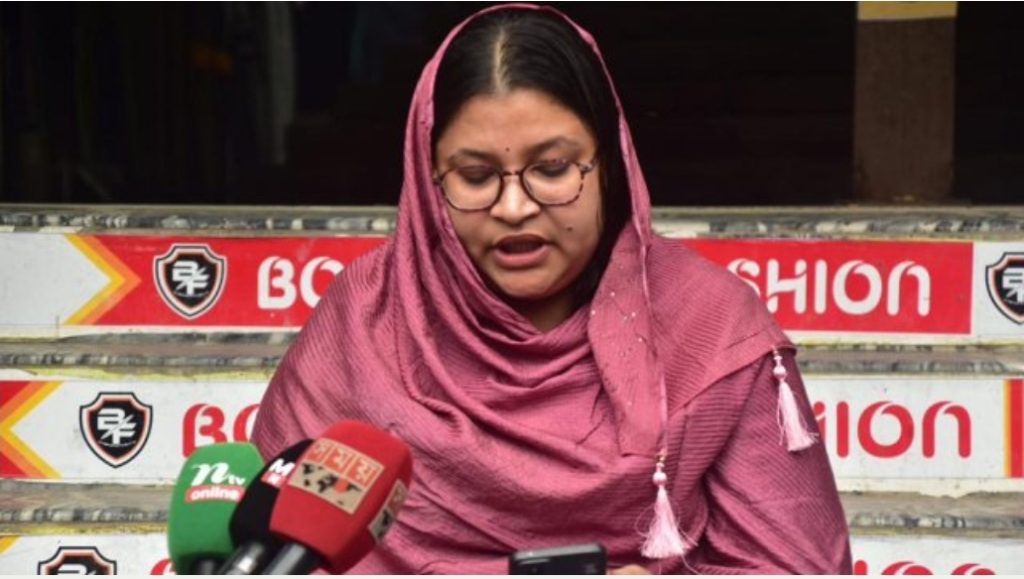 রাজশাহীর এনসিপি নেত্রীর সমন্বয় কমিটি থেকে পদত্যাগ