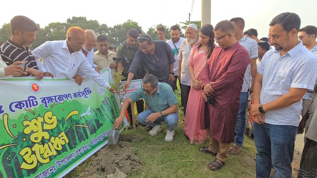“জলবায়ু পরিবর্তনের ঝুঁকি মোকাবিলা বৃক্ষরোপণের বিকল্প নেই”
