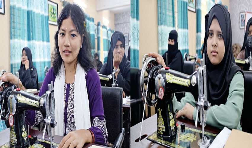পাহাড়ে নতুন আশার গল্প, নারীদের হাতে দেওয়া হলো সেলাই মেশিন